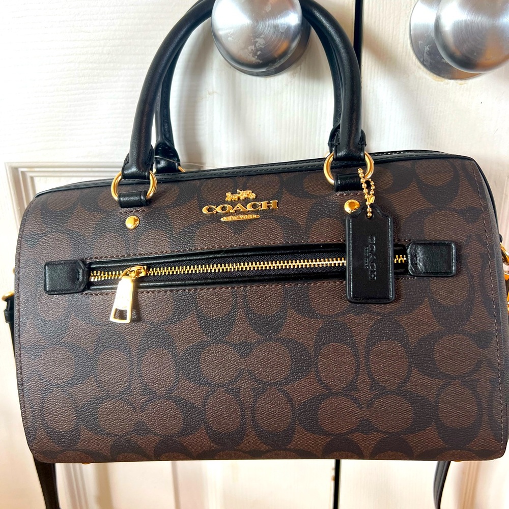 Coach Leather Rowan Satchel